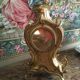 Pendule baroque bronze