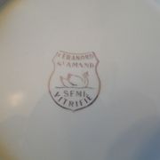 Saint Amand tart dish with cannes decor