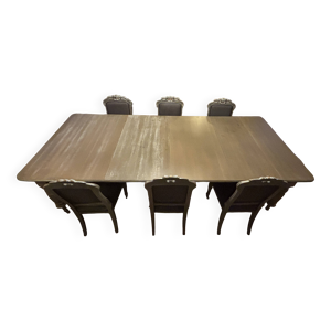 Table à manger avec