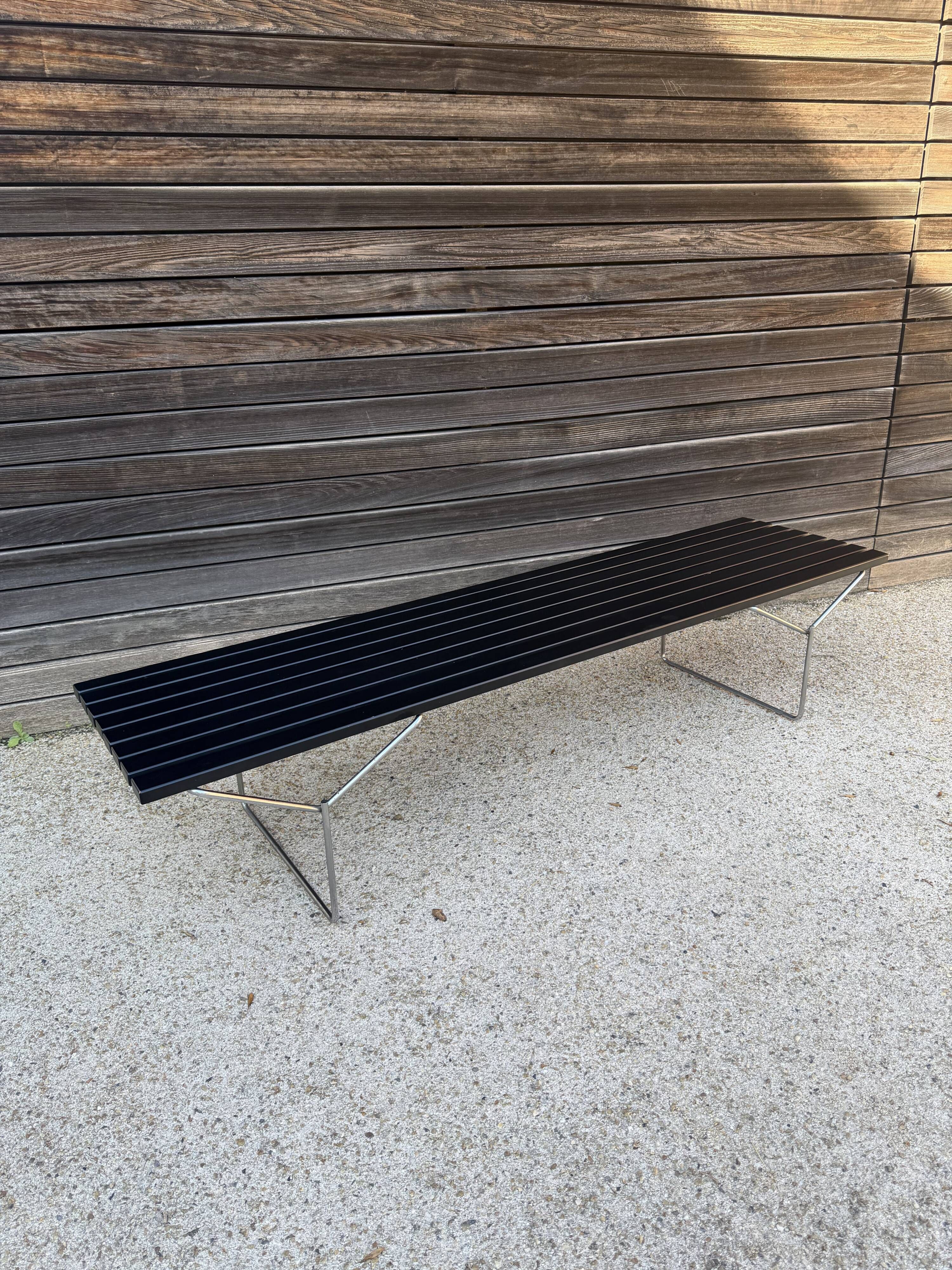 Model 400 bench harry bertoia knoll edition
