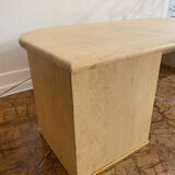 Italian Mid-Century Travertine Coffee Table