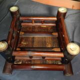 Mini bamboo table