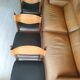 6 teak chairs, 1960s Scandinavian style, signed
