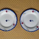 Lot de 2 assiettes à dessert modèle Mary Lou