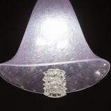 Elegant Barovier e Toso Lantern in Bubble Glass with a Rostrato glass element