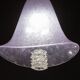 Elegant Barovier e Toso Lantern in Bubble Glass with a Rostrato glass element