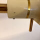 Vintage Italy brass articulated desk lamp.