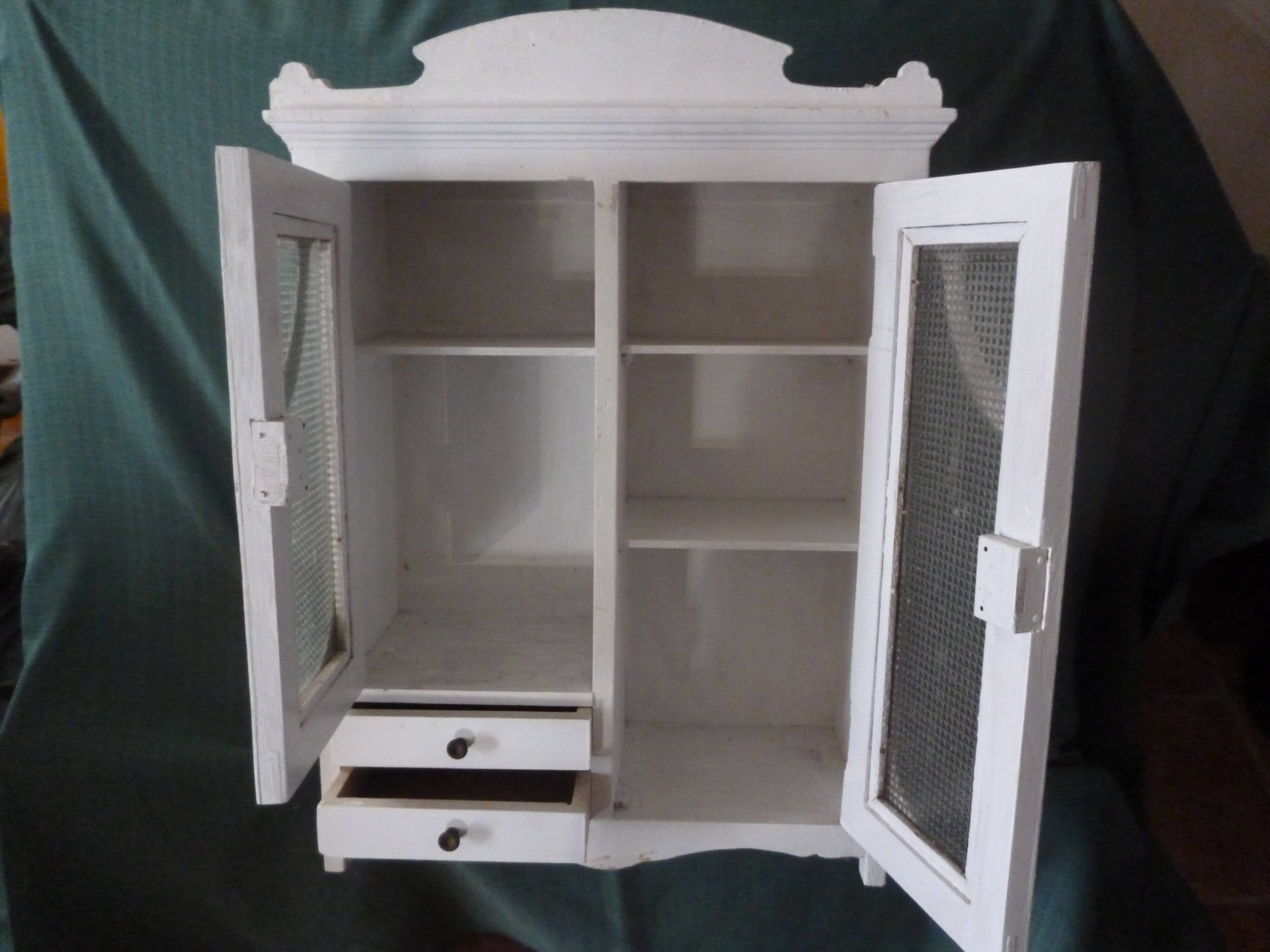 Art Nouveau style pharmacy cabinet