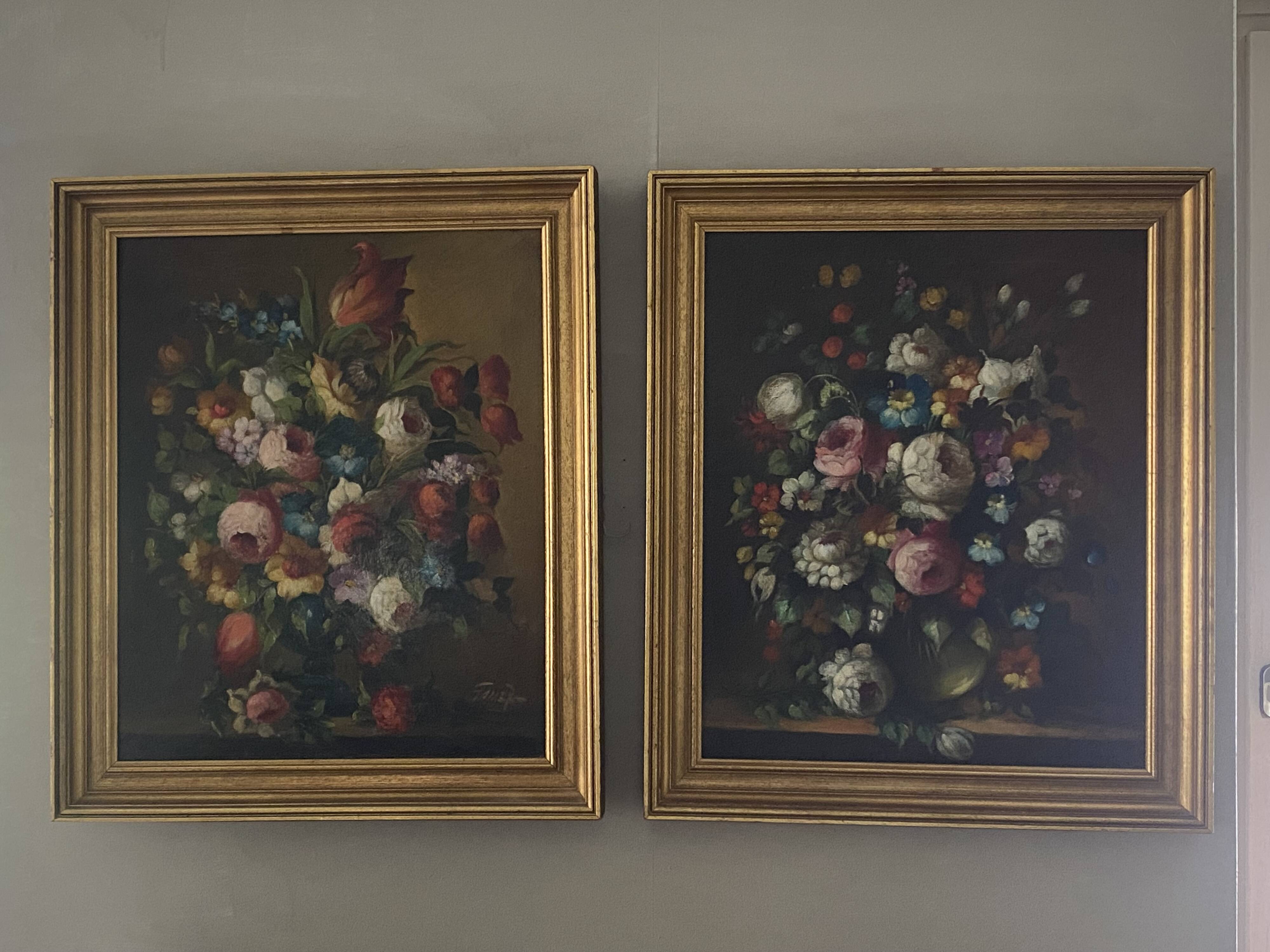 Oil painting / classic floral paintings