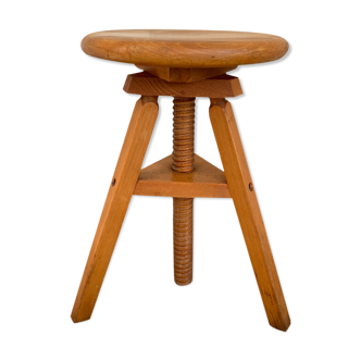 Screw tripod workshop stool 1950