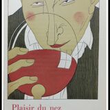 Original lithograph Charles Martin stencil Nicolas II 1927