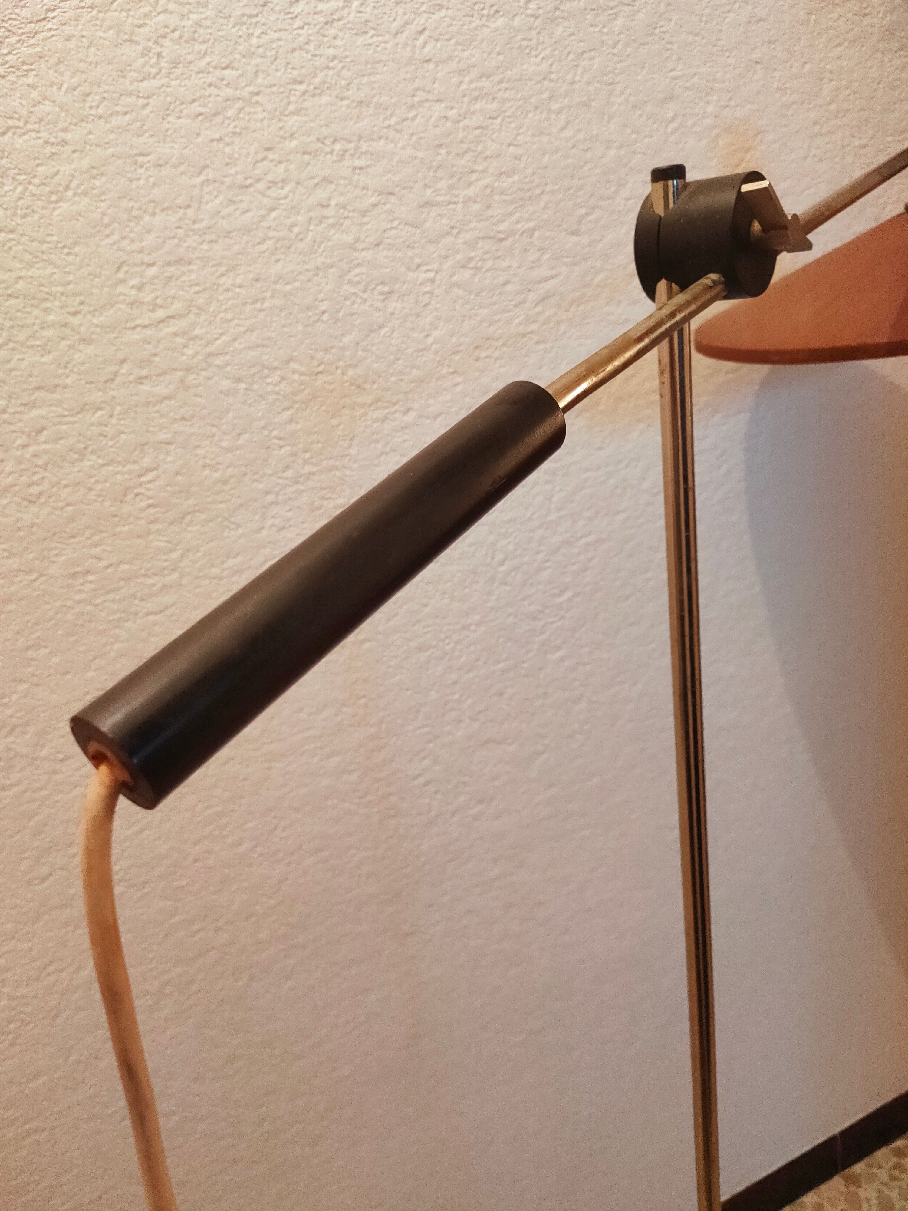 Mid-century pendulum floor lamp