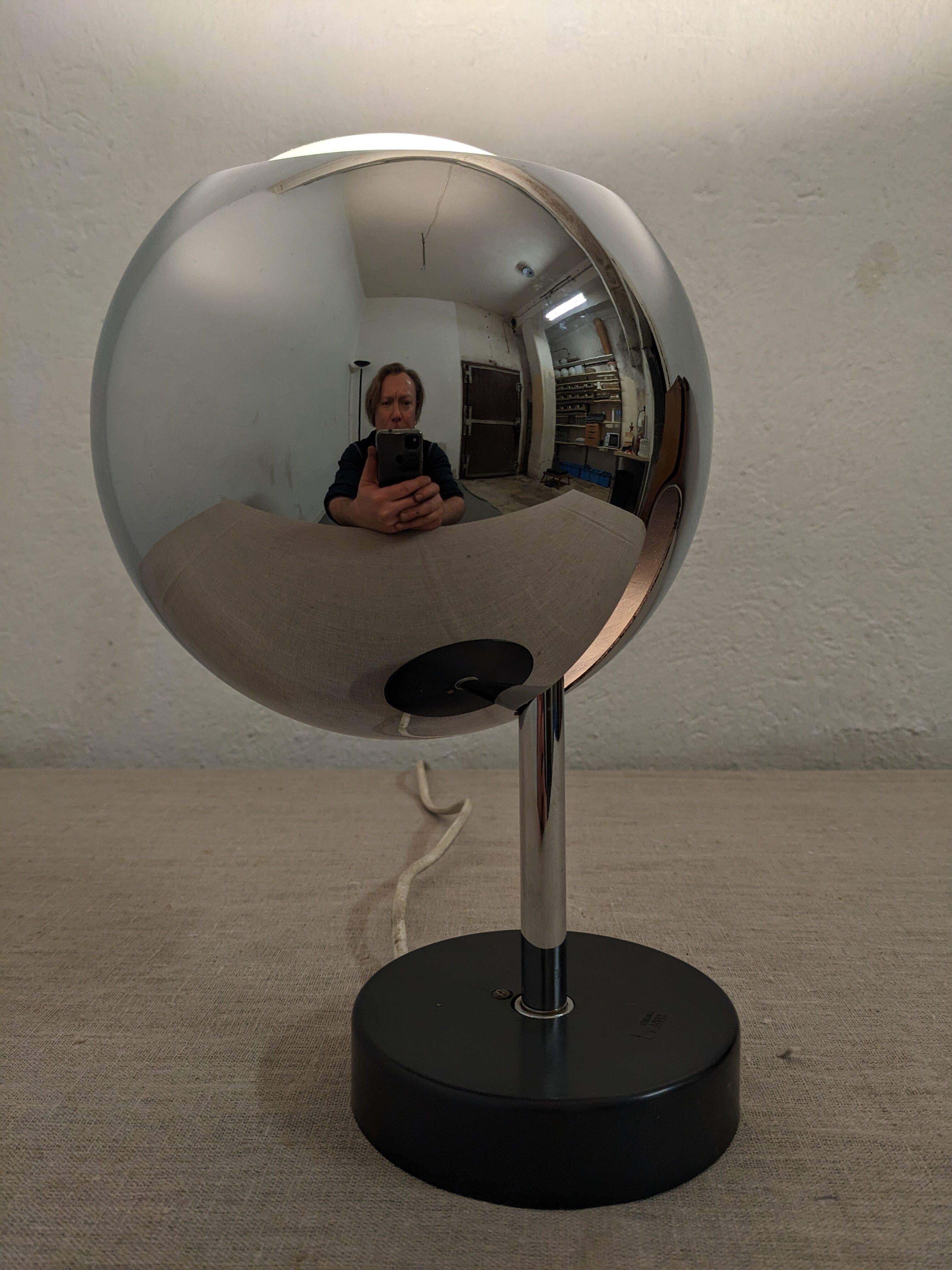 Series of 4 wall lights eye ball XL by Staff Leuchten years 60/70