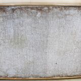 Vintage gold metal flowers tray