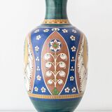Monumental vase Lindus Art Nouveau–Art Deco, Arnhemsche Fayencefabriek, 1910s