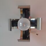 Lamp space age aluminum 70s