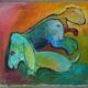 Lennart Lilja, Huile sur toile, années 1950