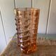 Vase verre lourd 70s