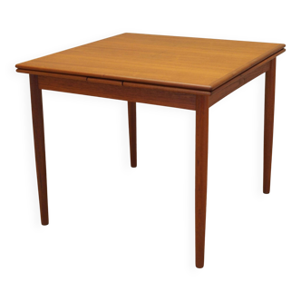 Teak table, Danish design, 1970s, production: Denmark