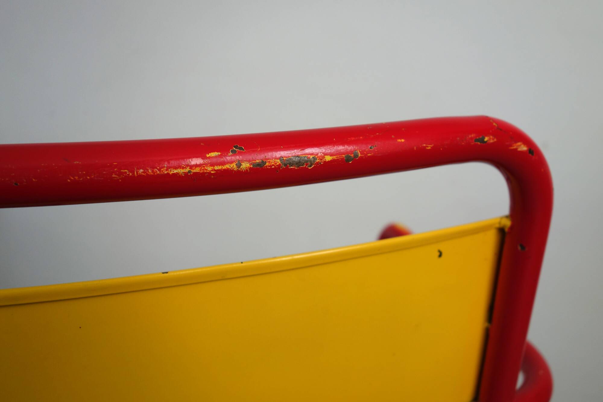 Stella metal armchair, indislocable, 50s