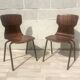 Lot de 2 chaises Eromes 60s