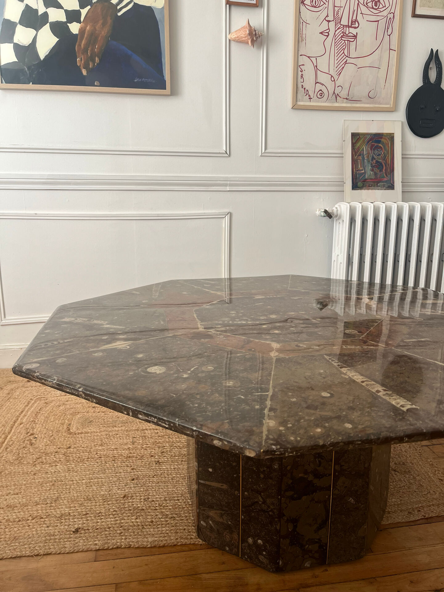 Table basse en marbre