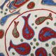 Vintage embroidered cushion cover 46x89 cm