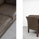 Mid-Century Modern Vintage Leather Cromwell Sofa by Arne Norell, 1960s