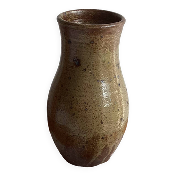 Large pyrite stoneware vase