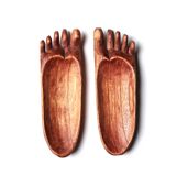 Empty pocket, carved wooden legs, 70s