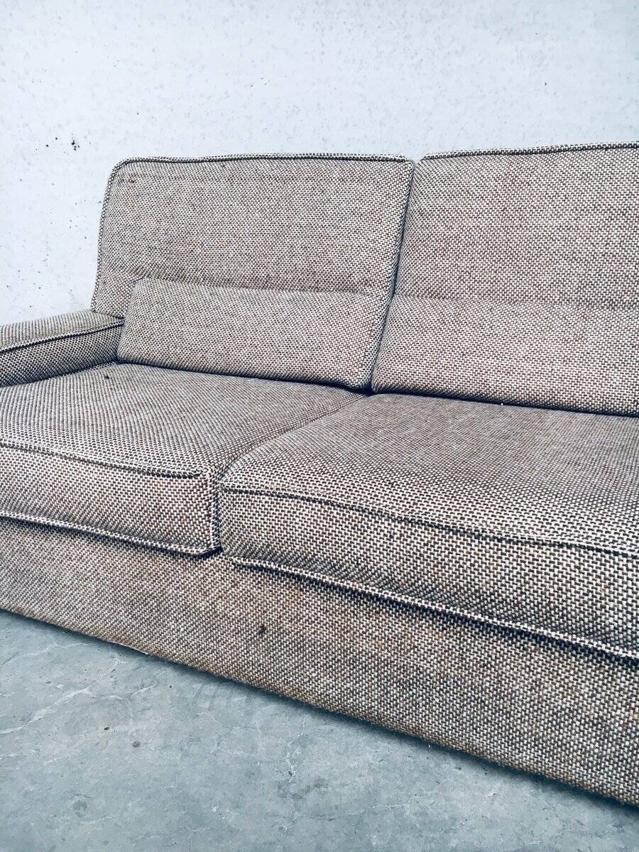 Mid-Century Modern Boucle 3 Seat Sofa, Italy, 1970s