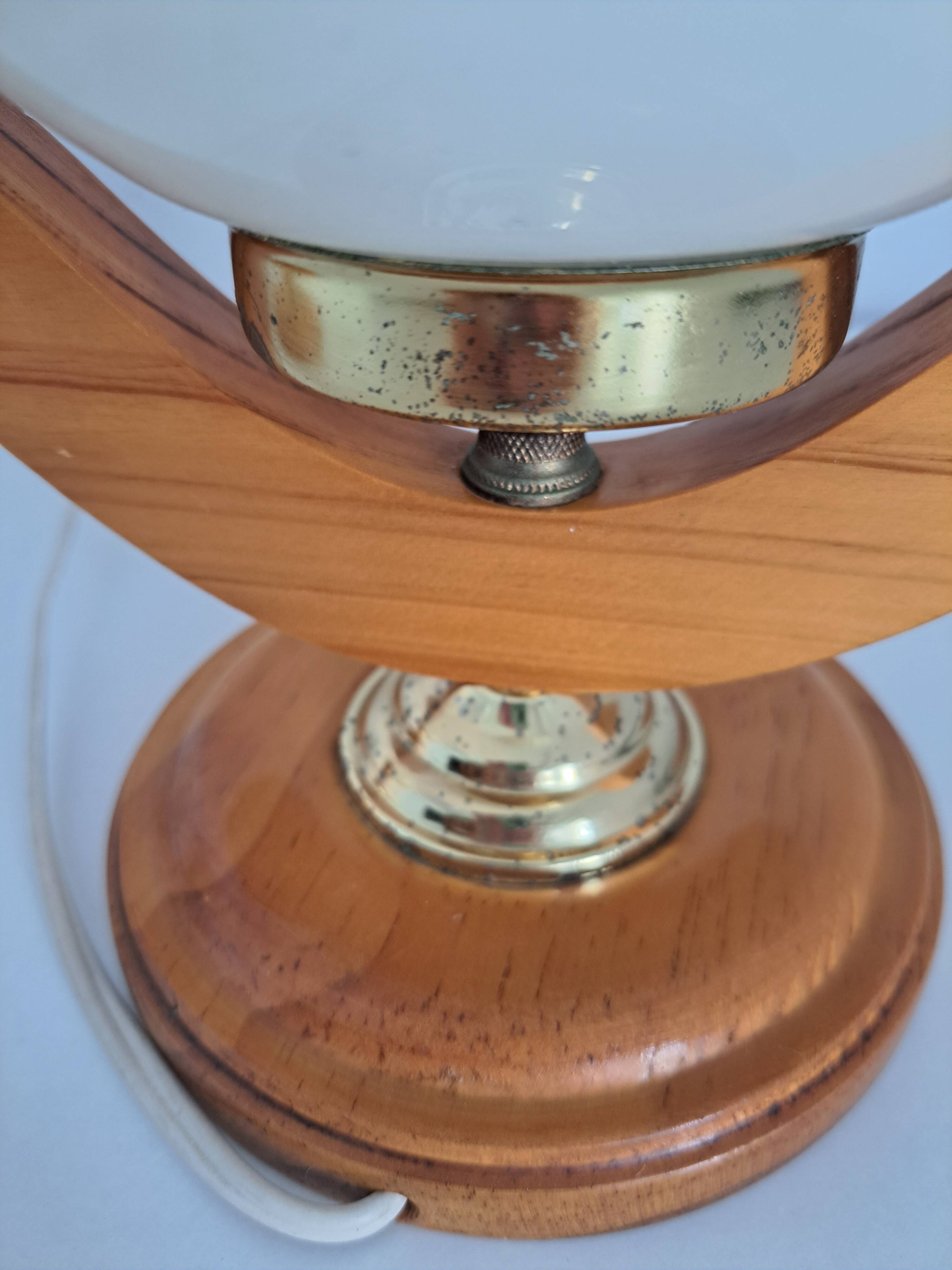 Pair of vintage bedside lamps