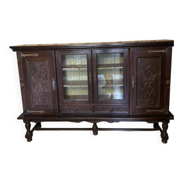 Buffet / very old wooden piece in Henri II Renaissance style