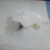 Glass tulip pendant light