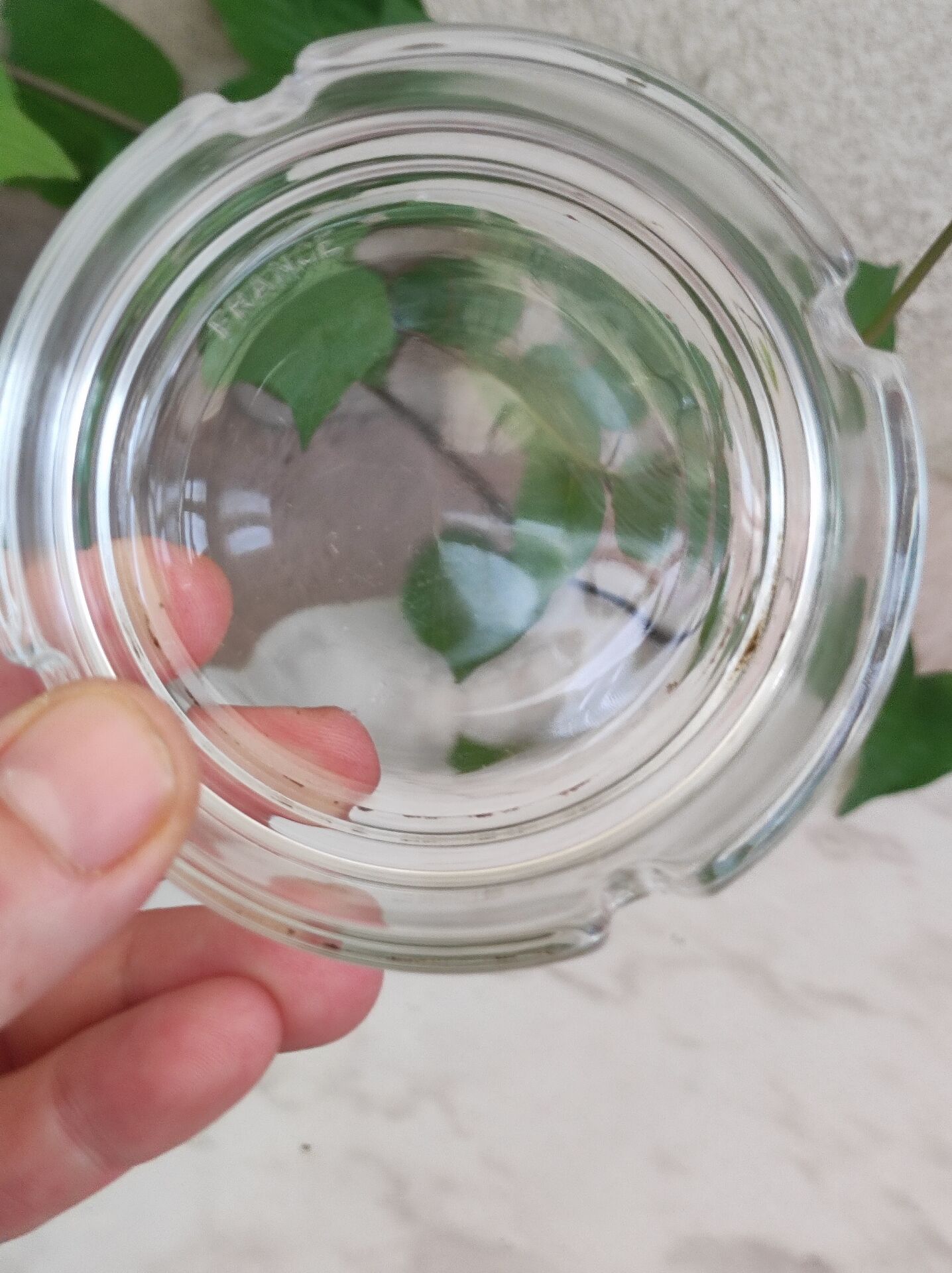 Glass ashtray
