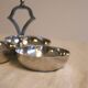 Silver-plated metal charm