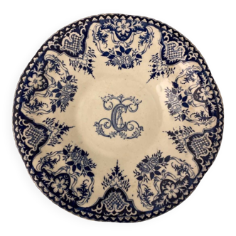 Gien old cup monogram C