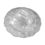 Vintage old moulded glass sugar