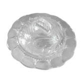 Vintage old moulded glass sugar