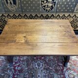 Louis XIII style drop-leaf dining table - Renaissance