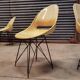 Set of 4 beige chairs by Miroslav Navràtil by Vertex