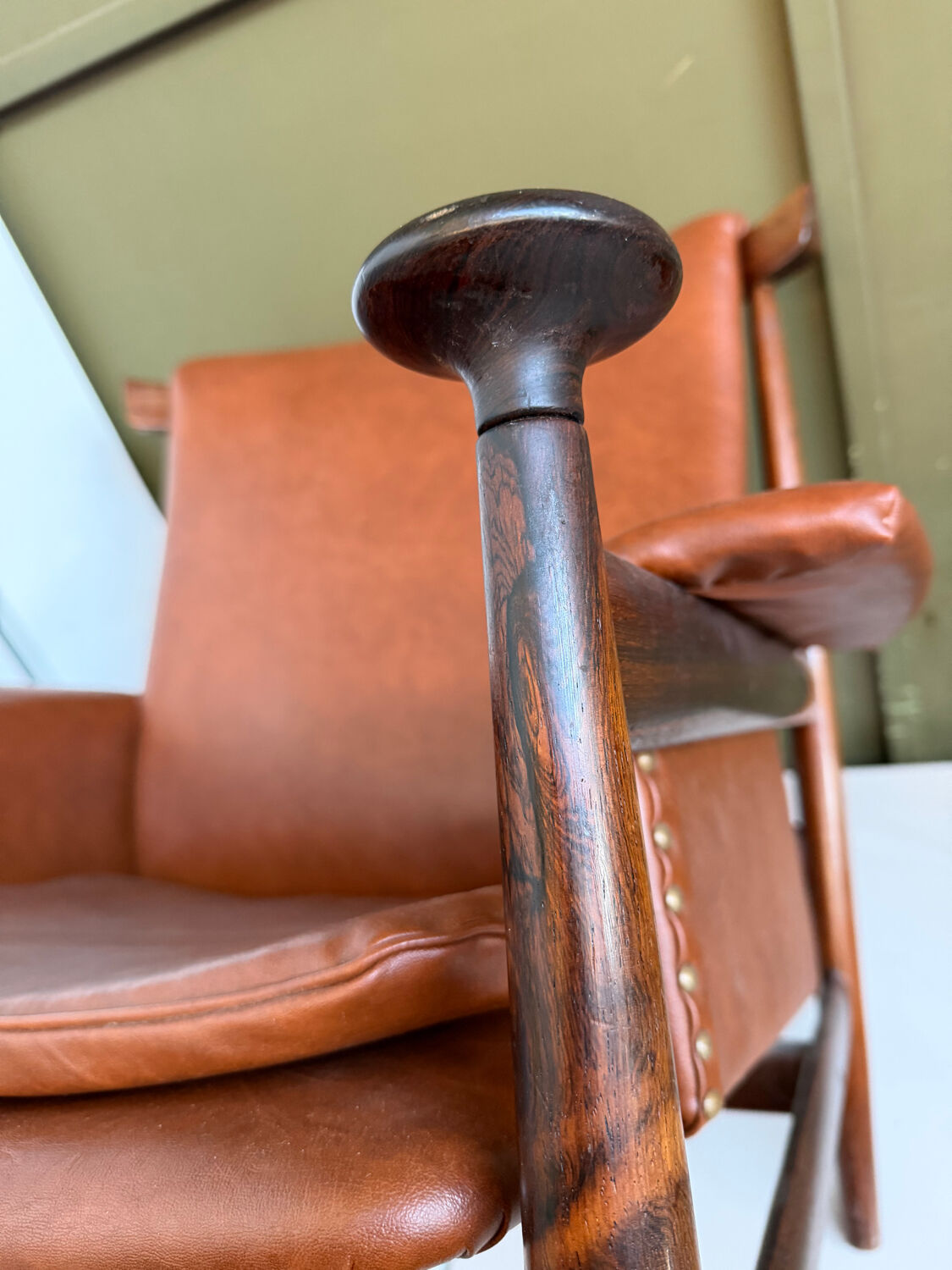 Armchair model Bwana designed by Finn Juhl.