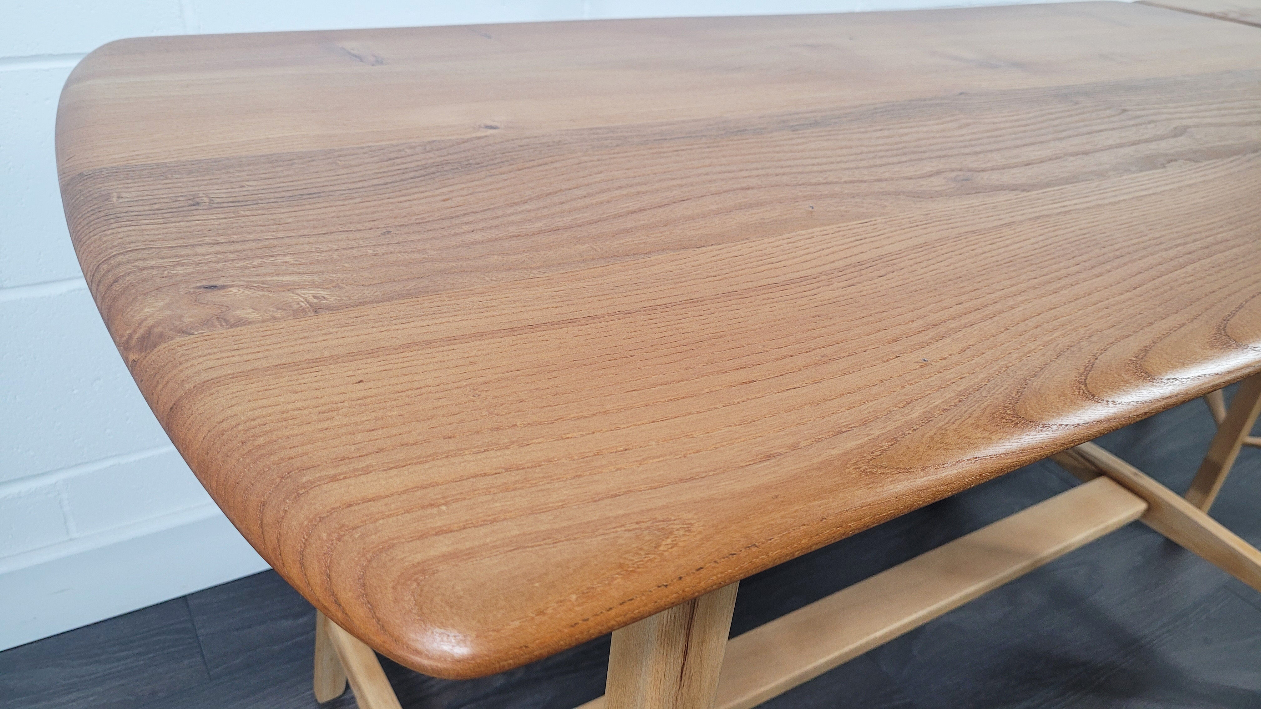 Ercol CC 41 Plank Dining Table & Extension Table, 1950s, 1960s