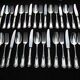 Housewife in silver metal 37 pieces