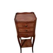 Louis XV style bedside table in marquetry