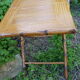 Table d'appoint vintage en bambou années 60