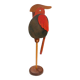 Sculptural wooden piggy bank – Modernist bird – Handmade work from the years