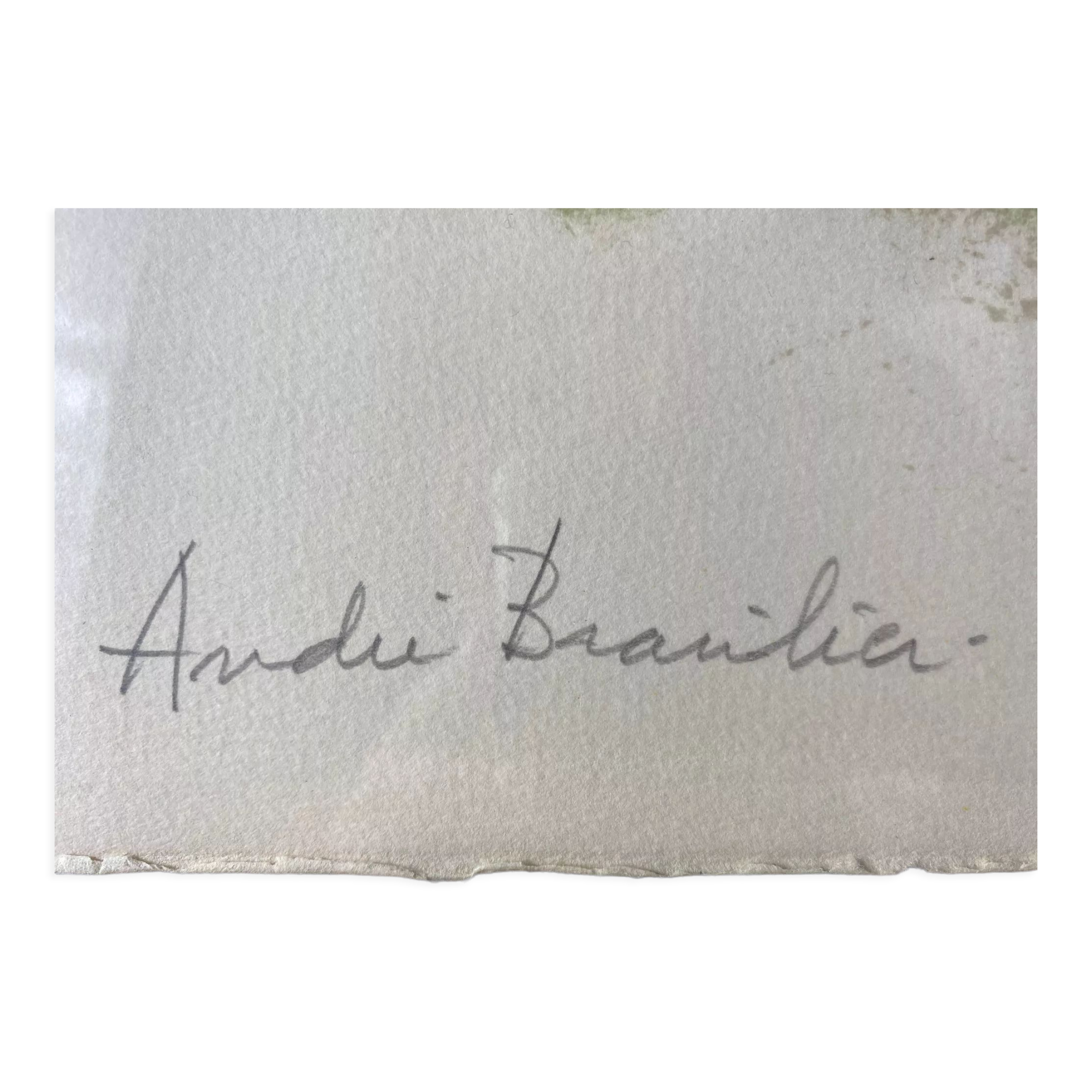 The white lady, by André Brasilier