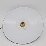 Black enamelled iron hanging lamp