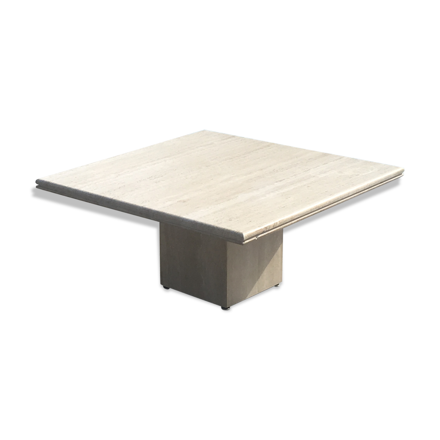 Vintage travertine coffee table